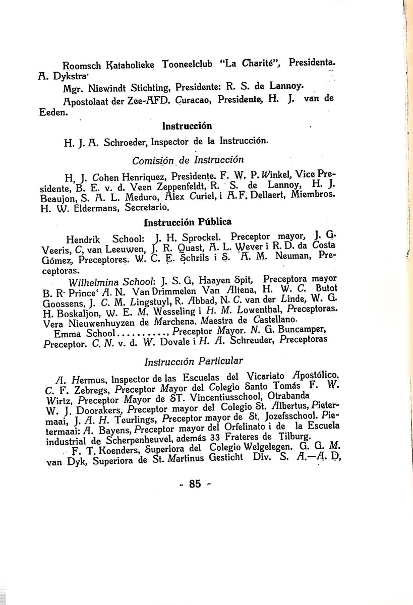 Almanaque de Curacao - 1933 - New Page