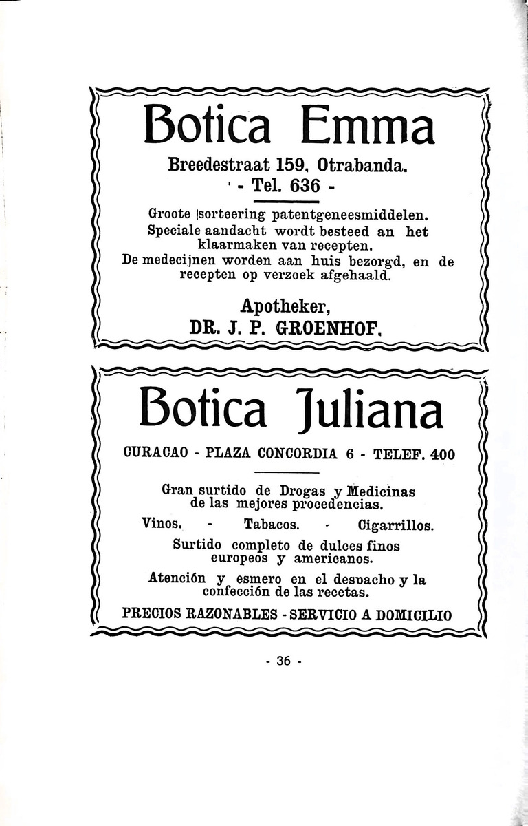 Almanaque de Curacao - 1936 - New Page