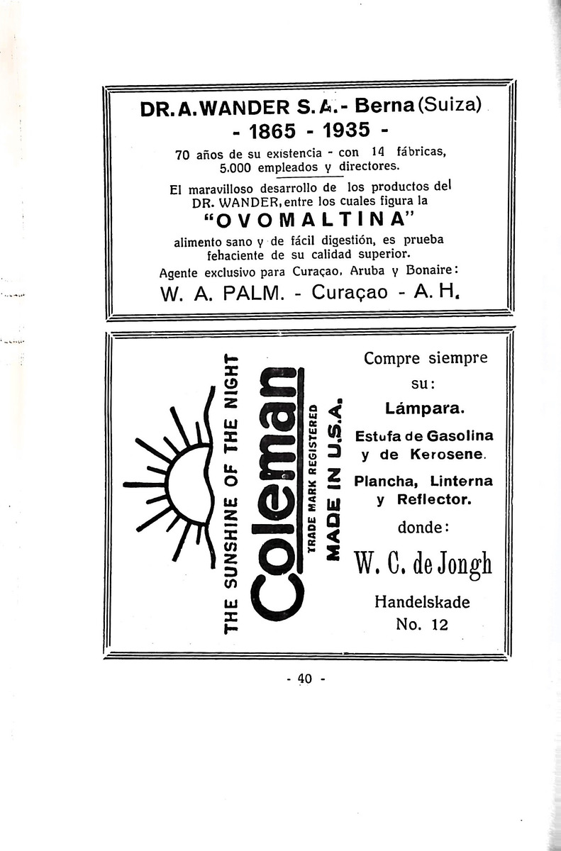 Almanaque de Curacao - 1936 - New Page