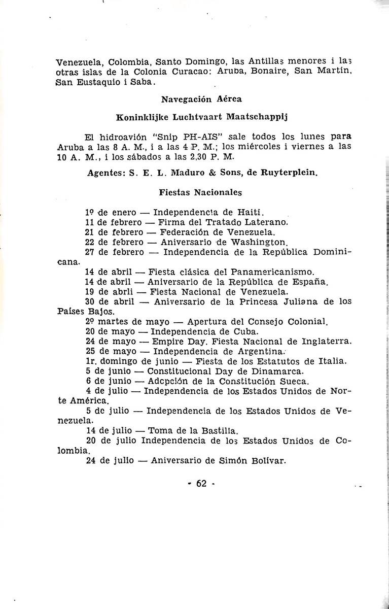 Almanaque de Curacao - 1936 - New Page