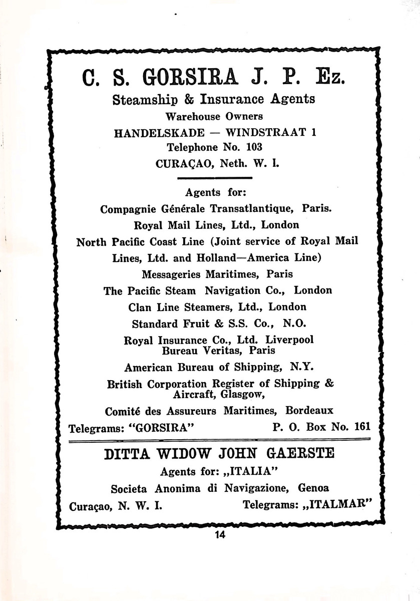 Almanaque de Curacao - 1938 - New Page