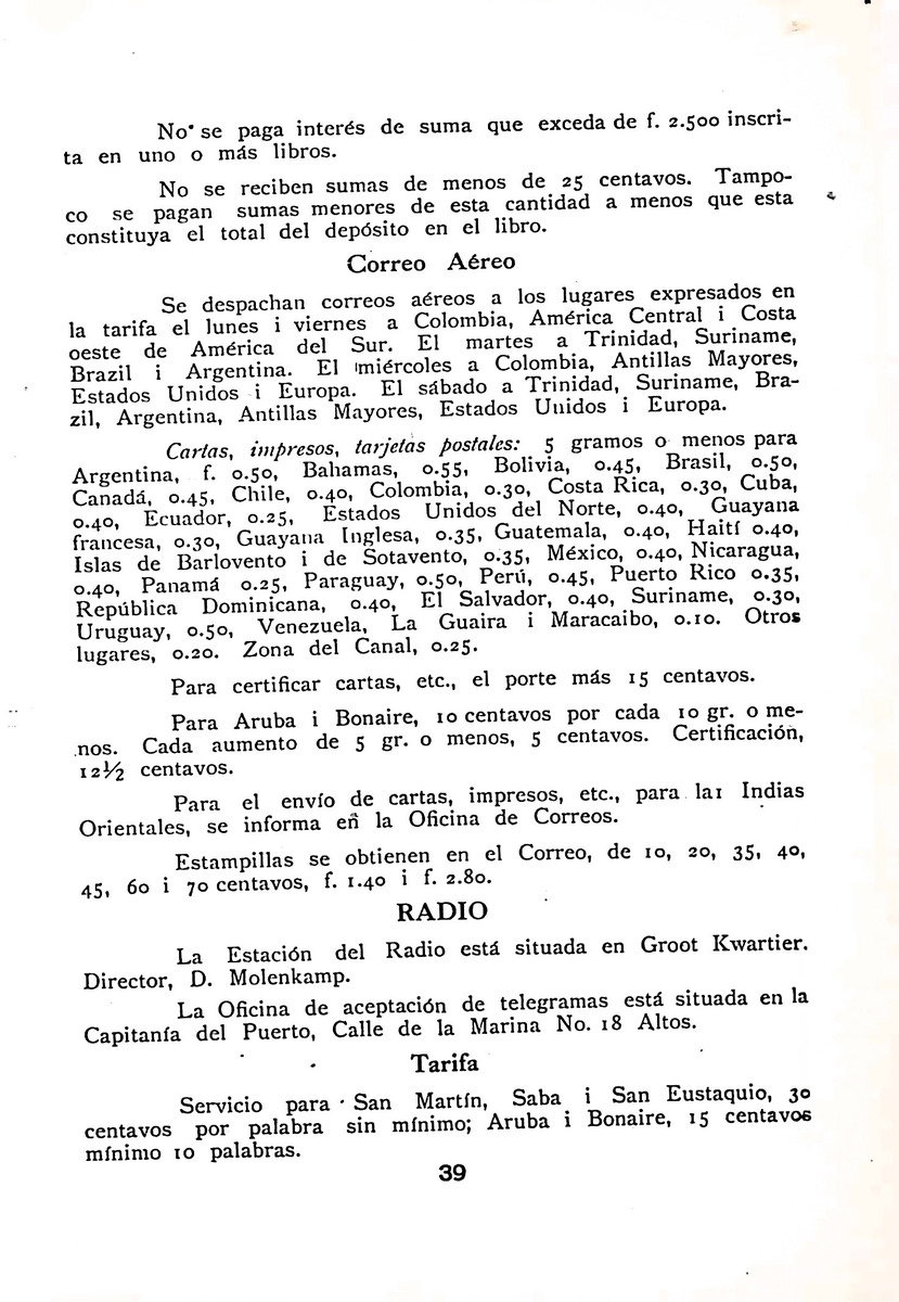 Almanaque de Curacao - 1938 - New Page
