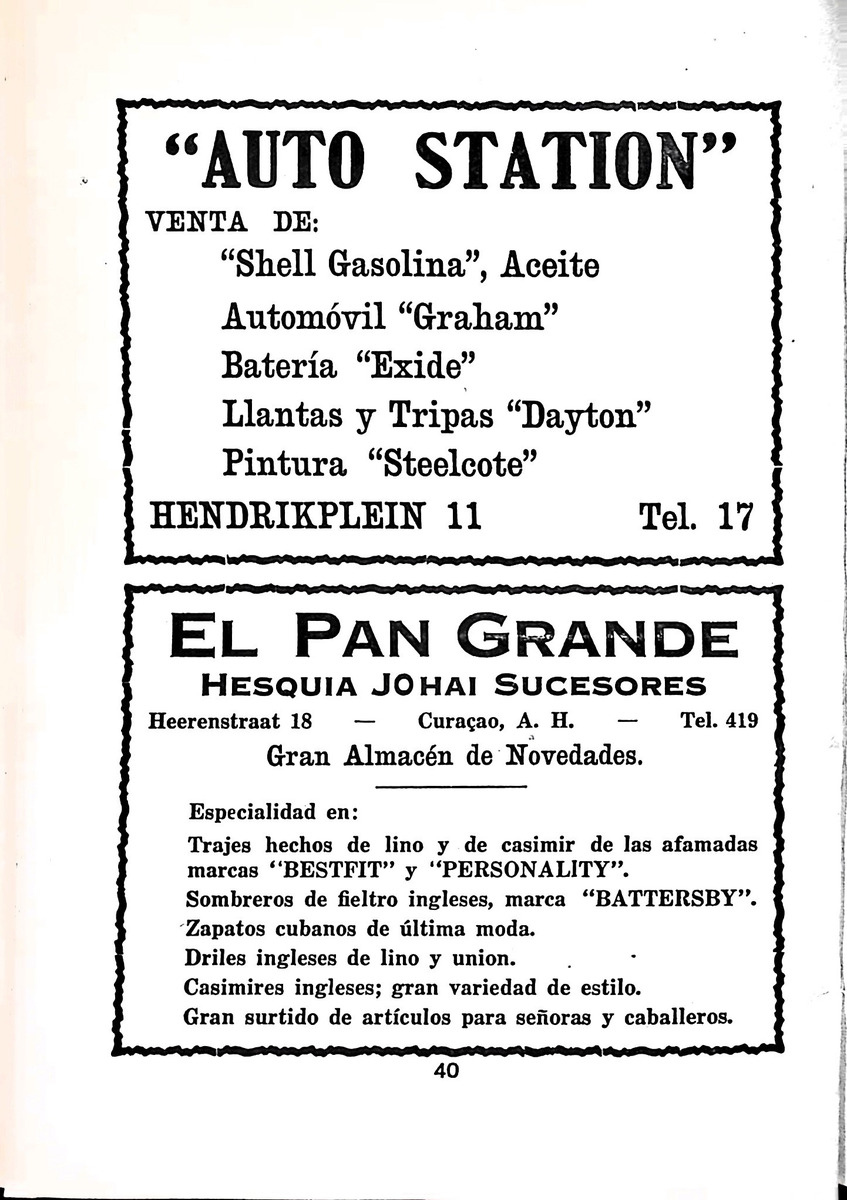 Almanaque de Curacao - 1938 - New Page