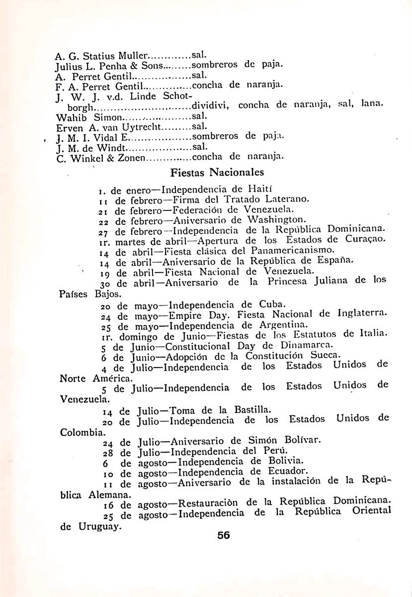 Almanaque de Curacao - 1938 - New Page