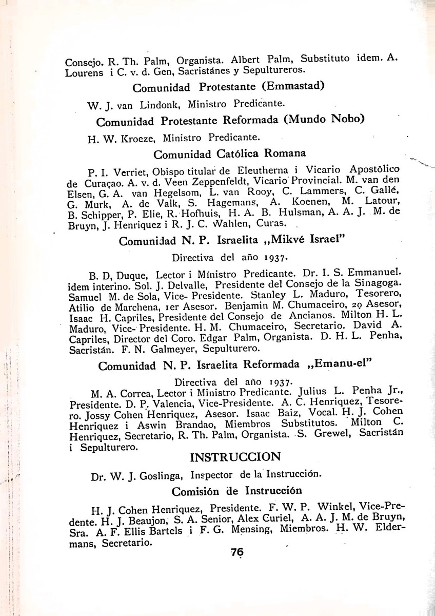 Almanaque de Curacao - 1938 - New Page