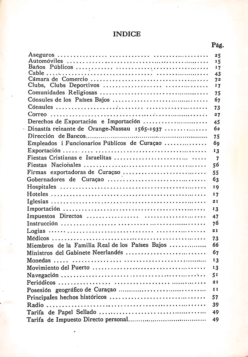 Almanaque de Curacao - 1938 - New Page