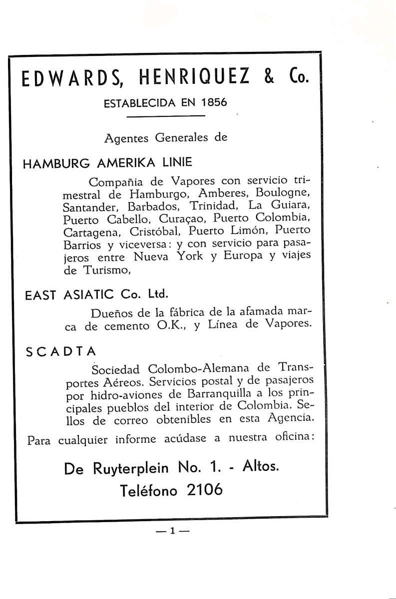 Almanaque de Curacao - 1940 - New Page