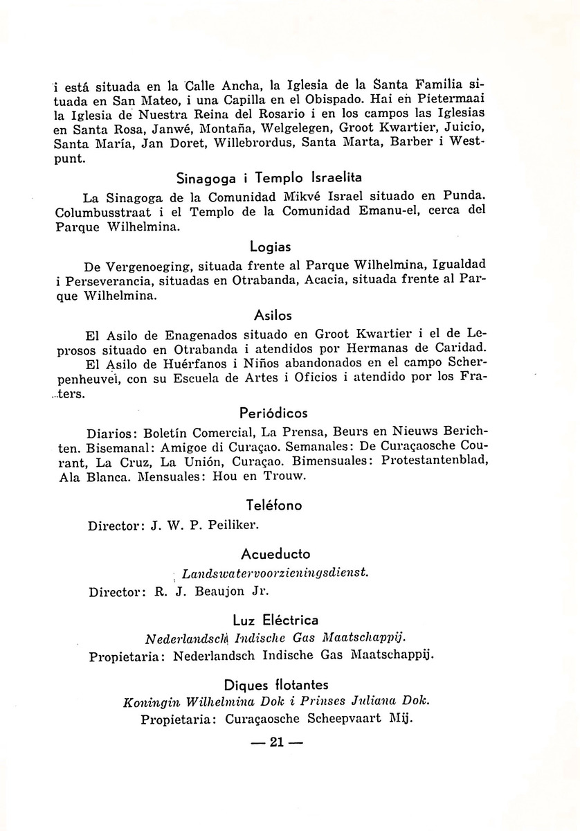 Almanaque de Curacao - 1940 - New Page
