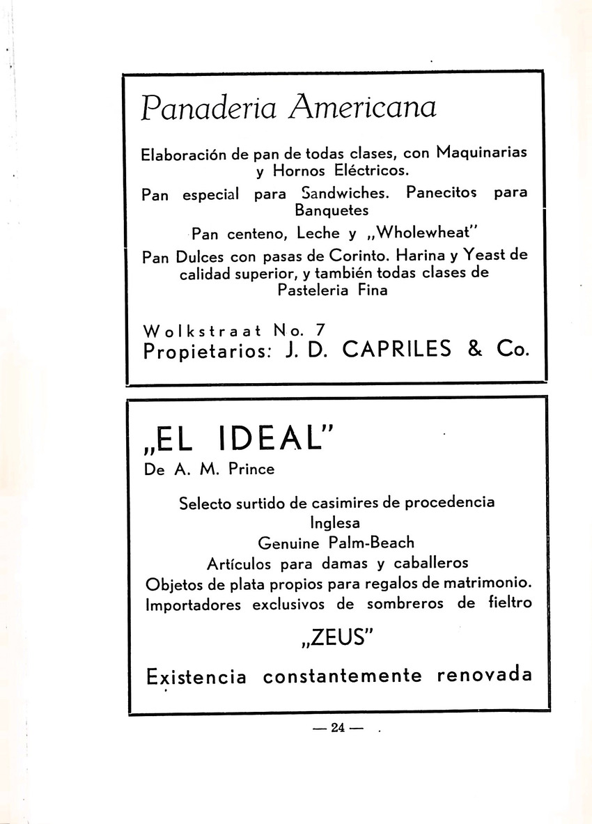 Almanaque de Curacao - 1940 - New Page