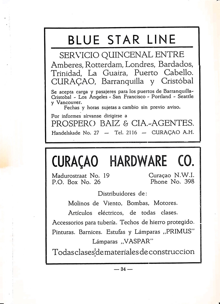 Almanaque de Curacao - 1940 - New Page
