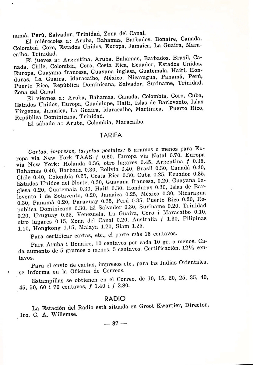 Almanaque de Curacao - 1940 - New Page
