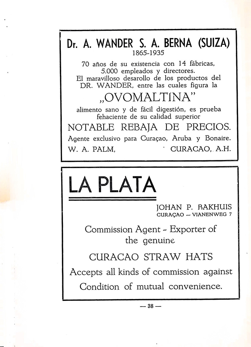 Almanaque de Curacao - 1940 - New Page