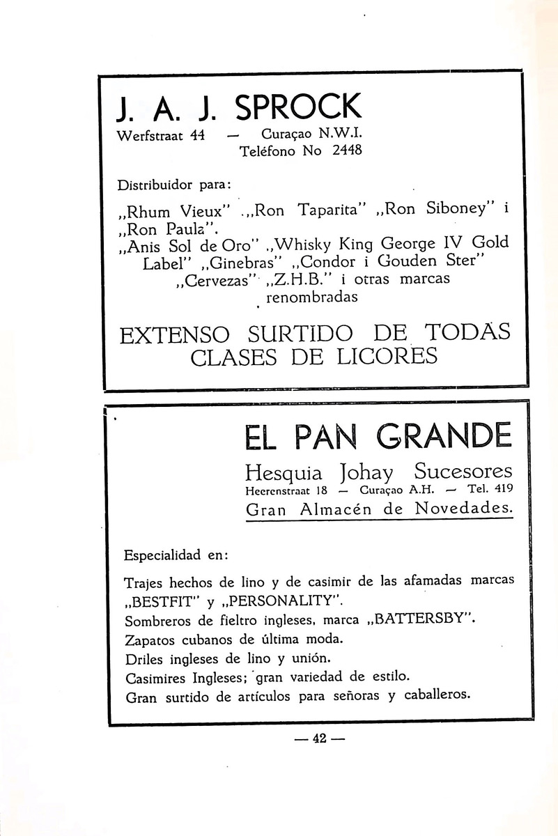 Almanaque de Curacao - 1940 - New Page
