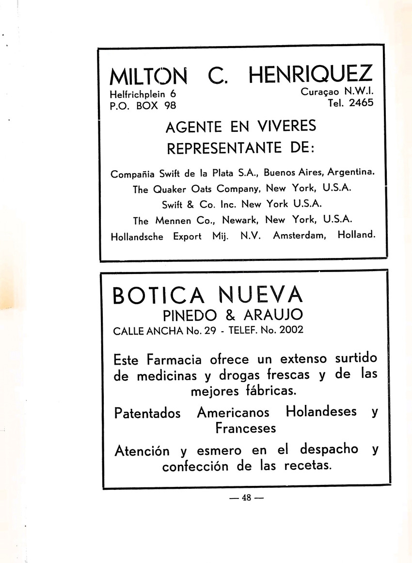 Almanaque de Curacao - 1940 - New Page