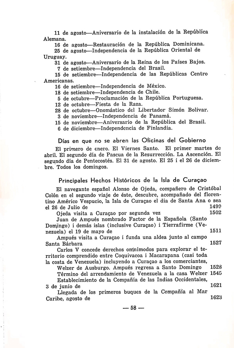 Almanaque de Curacao - 1940 - New Page