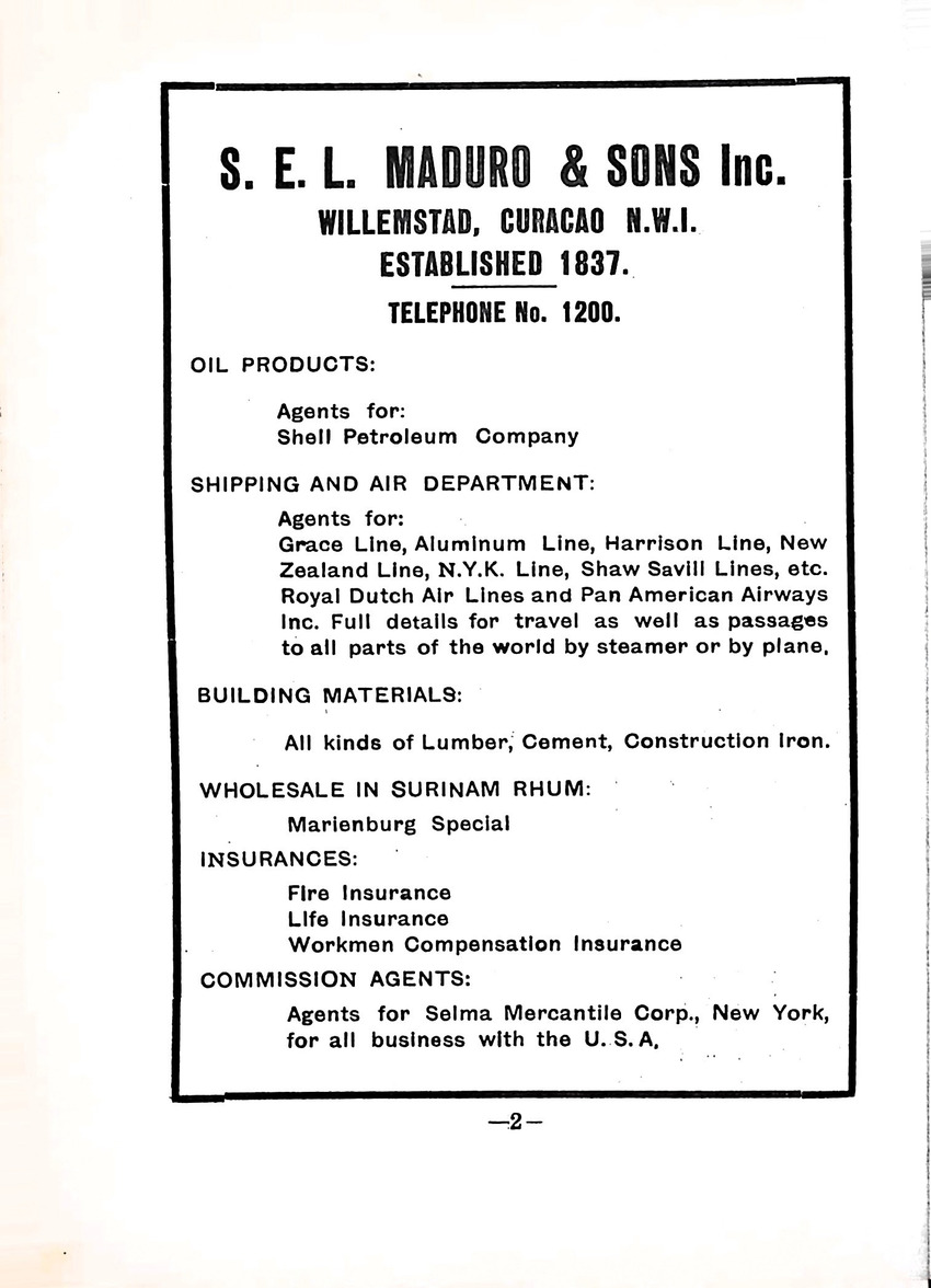 Almanaque de Curacao - 1941 - New Page