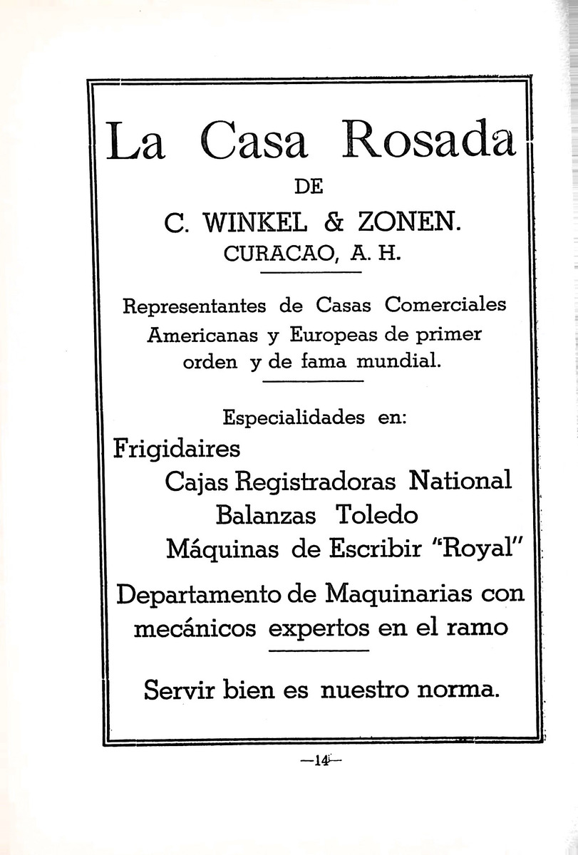 Almanaque de Curacao - 1941 - New Page