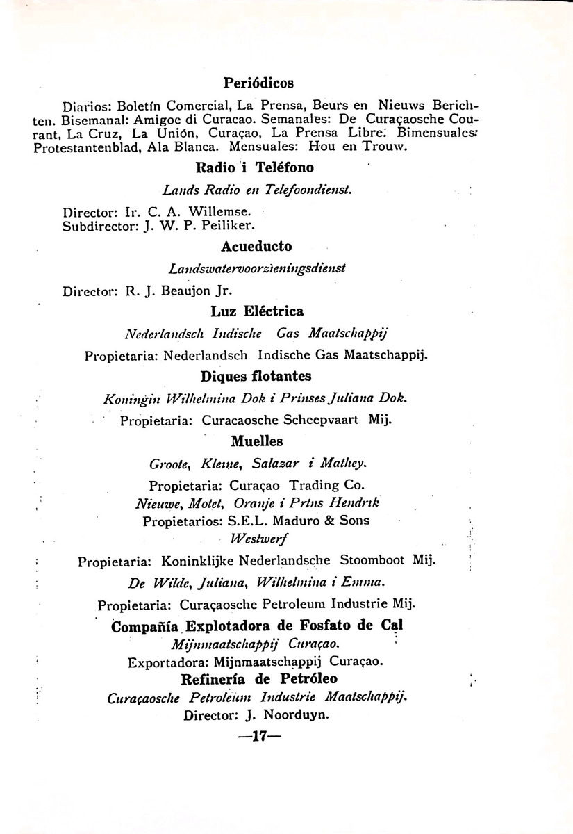 Almanaque de Curacao - 1941 - New Page