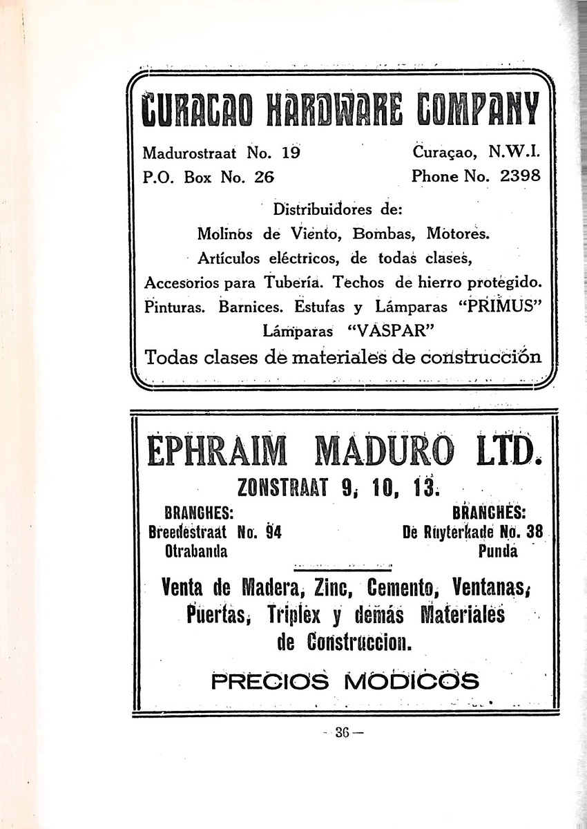 Almanaque de Curacao - 1941 - New Page