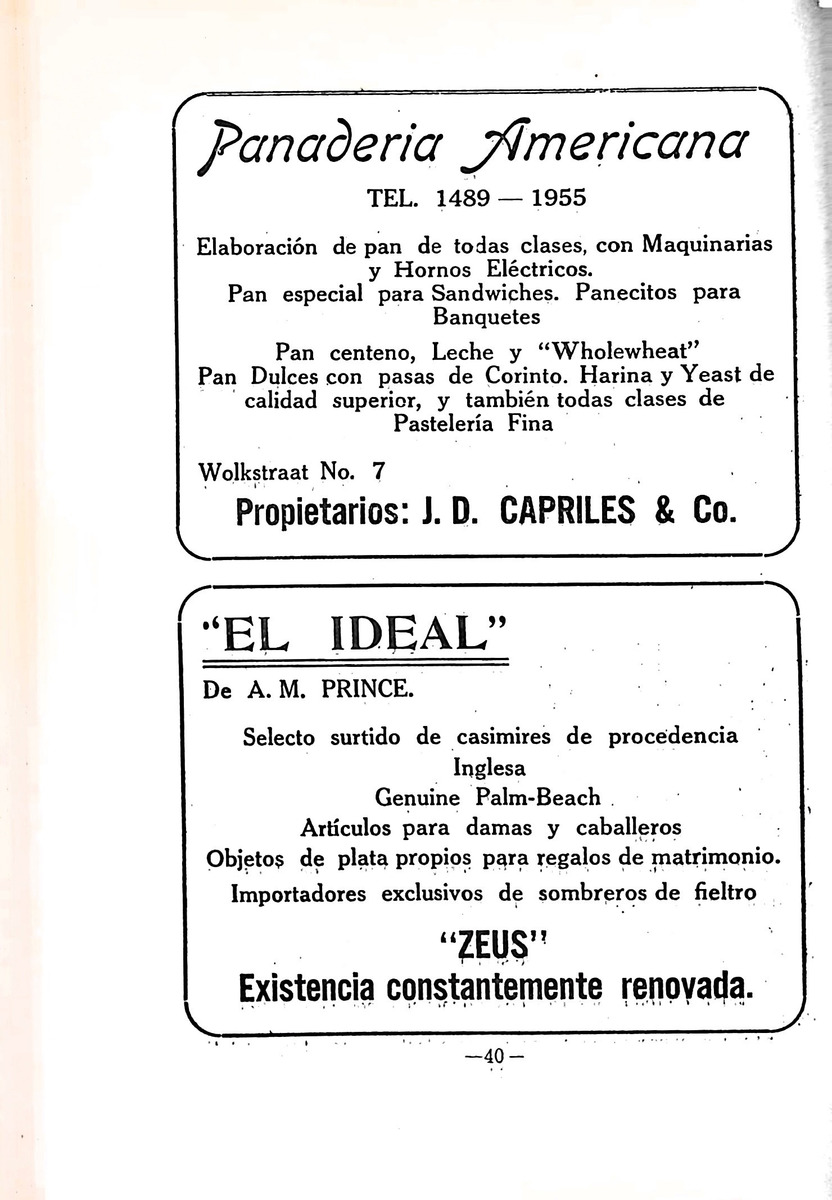 Almanaque de Curacao - 1941 - New Page