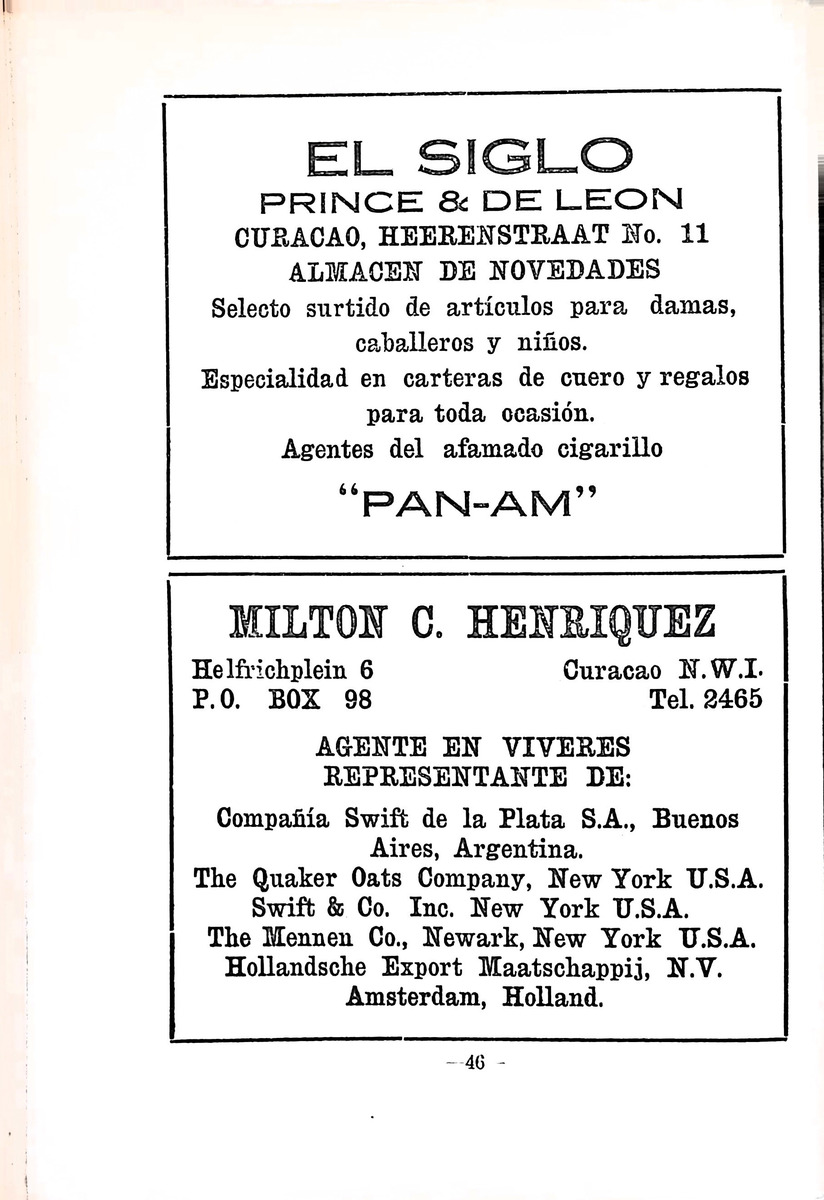 Almanaque de Curacao - 1941 - New Page