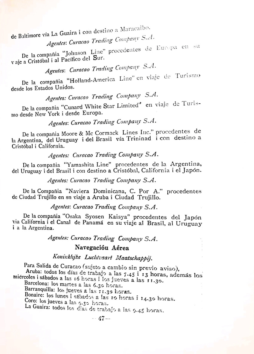Almanaque de Curacao - 1941 - New Page