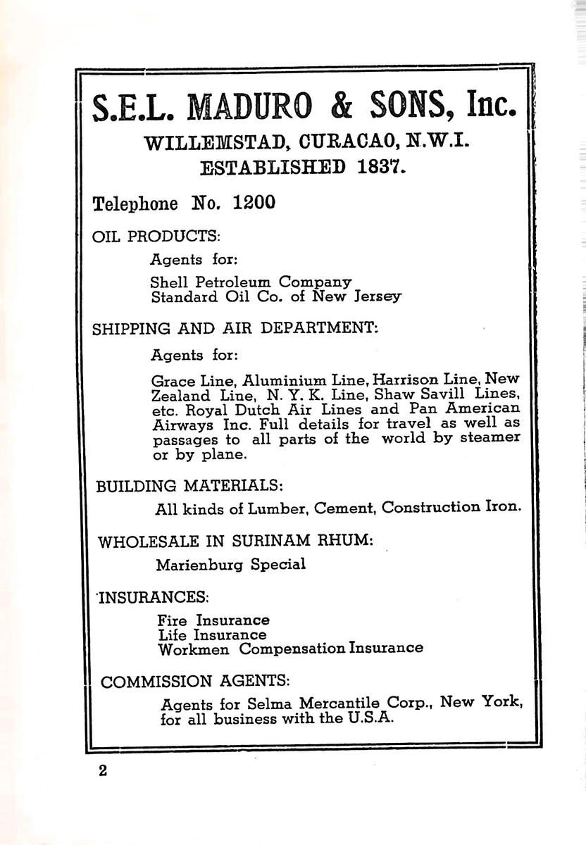 Almanaque de Curacao - 1942 - New Page