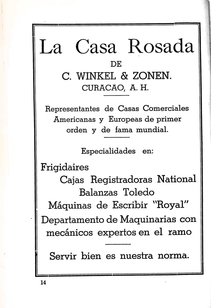 Almanaque de Curacao - 1942 - New Page