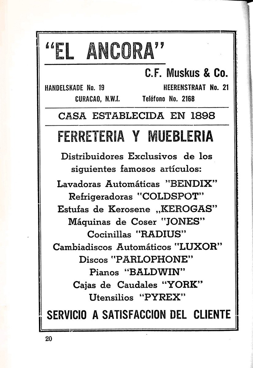 Almanaque de Curacao - 1942 - New Page