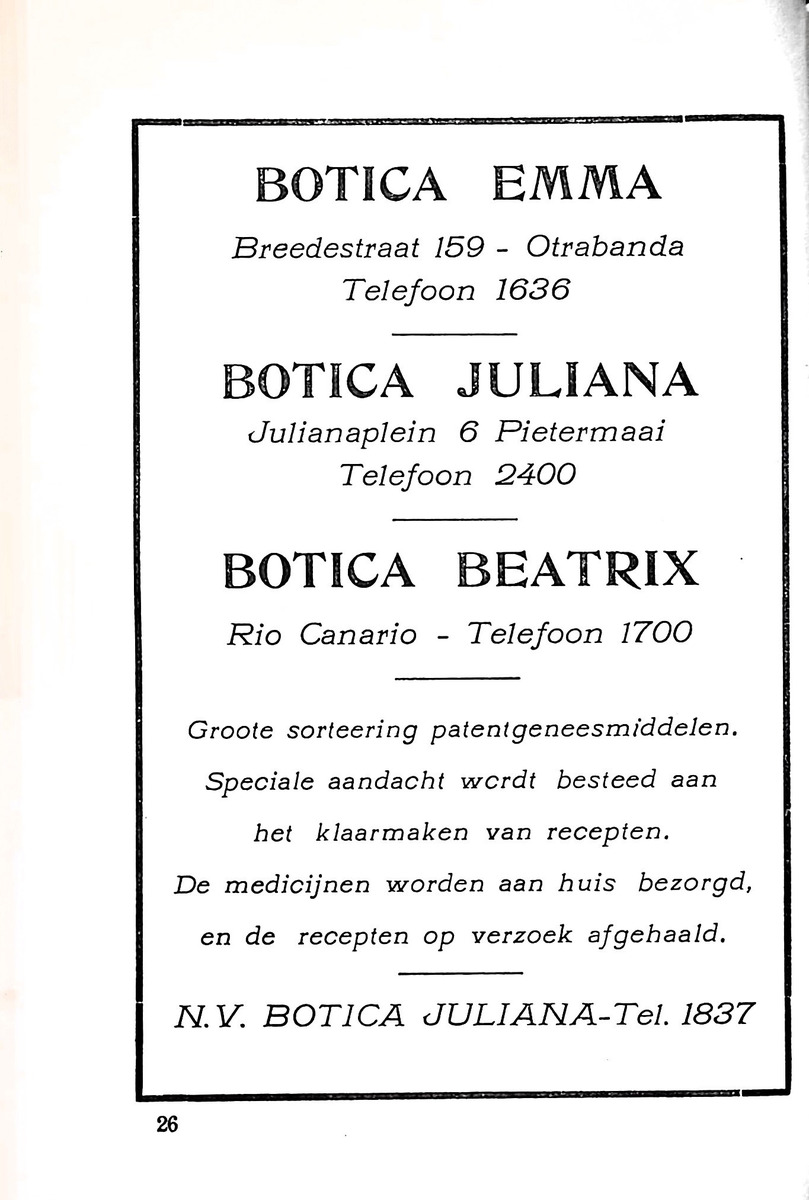Almanaque de Curacao - 1942 - New Page