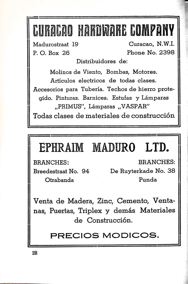 Almanaque de Curacao - 1942 - New Page