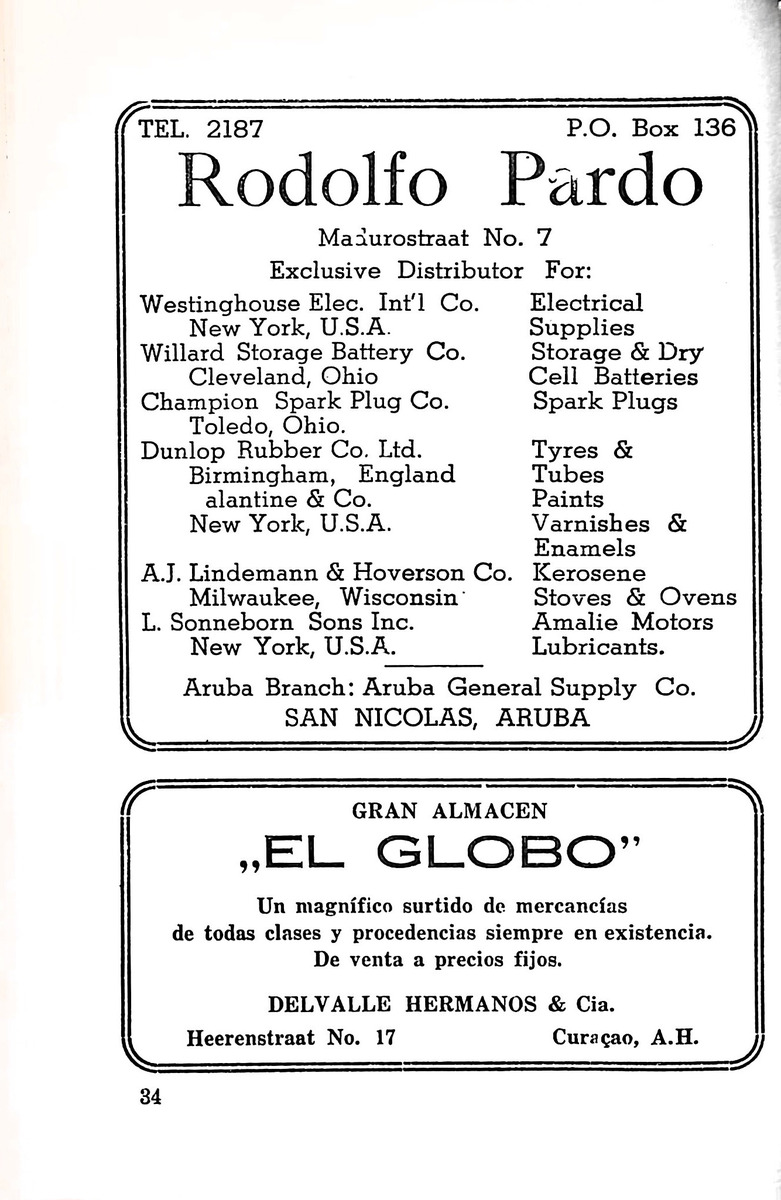 Almanaque de Curacao - 1942 - New Page