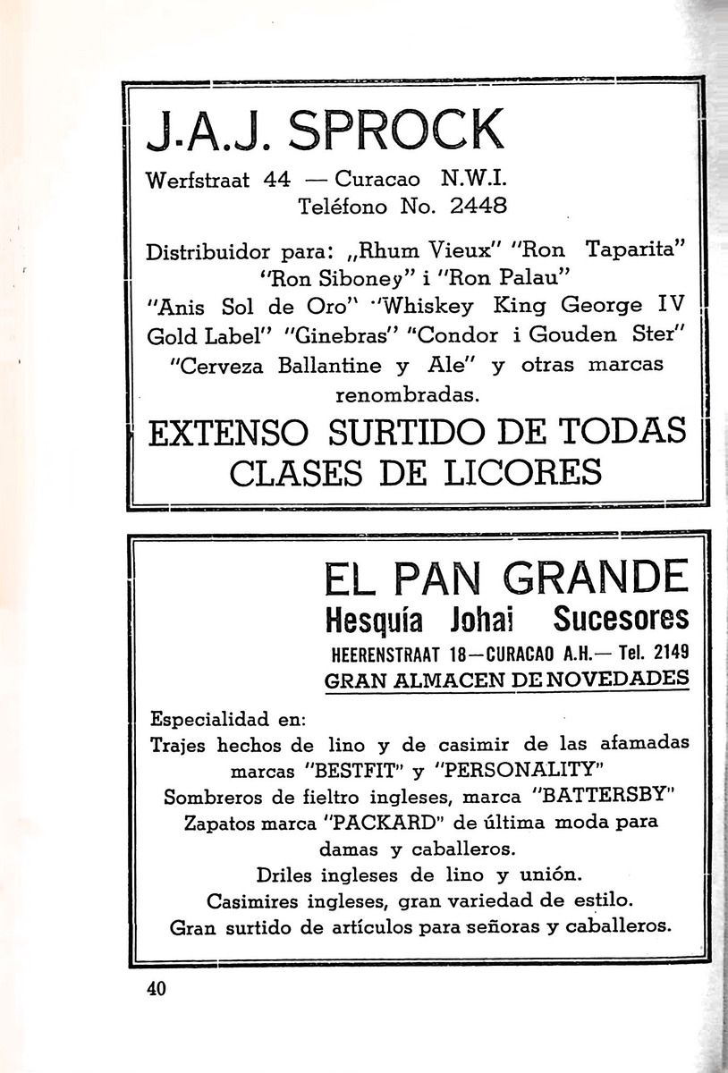 Almanaque de Curacao - 1942 - New Page