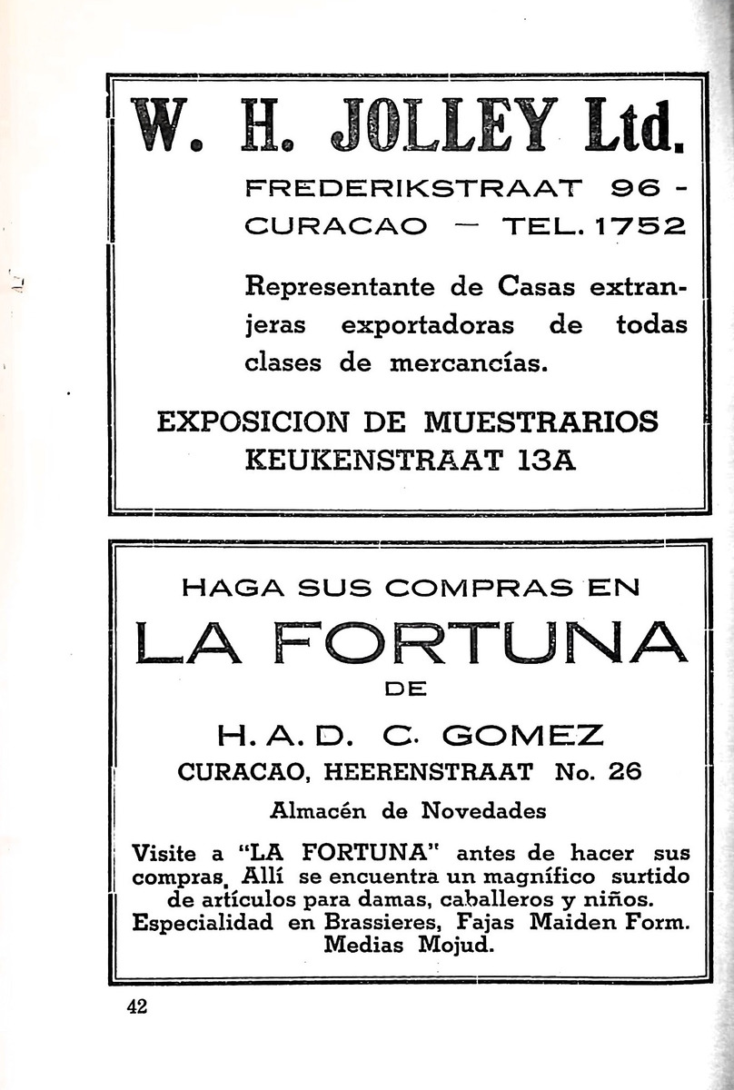 Almanaque de Curacao - 1942 - New Page