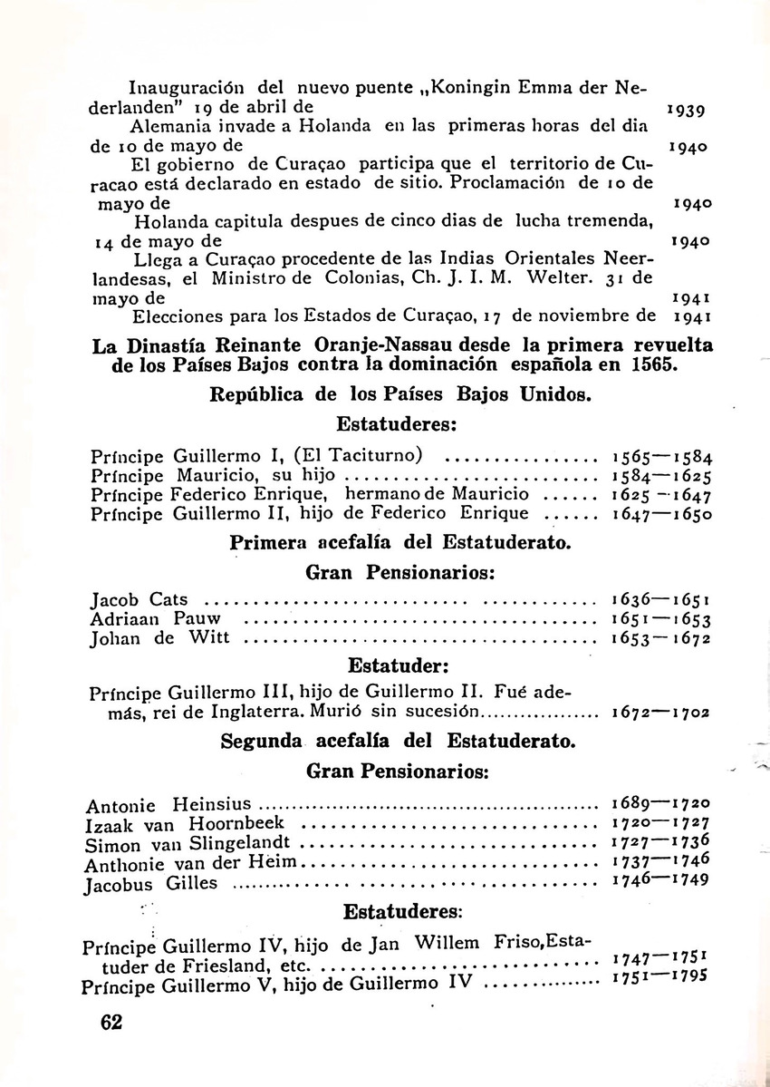 Almanaque de Curacao - 1942 - New Page