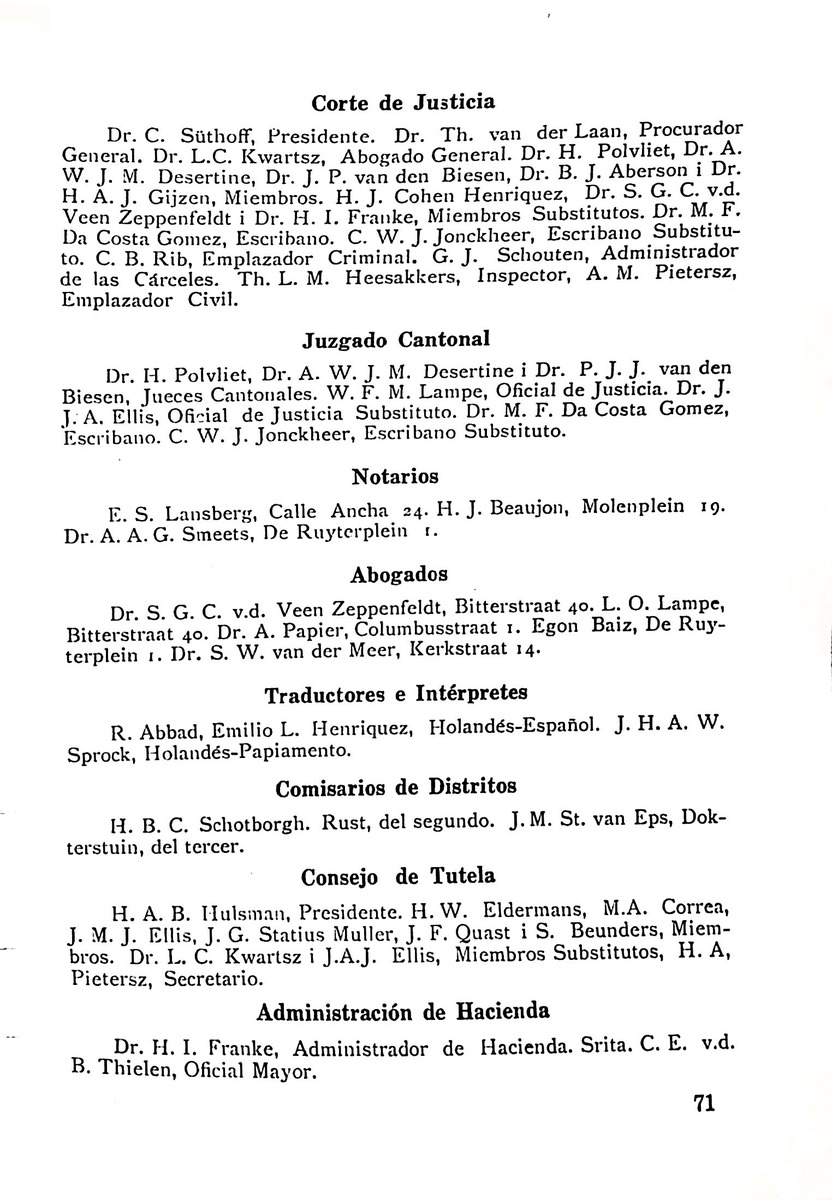 Almanaque de Curacao - 1942 - New Page