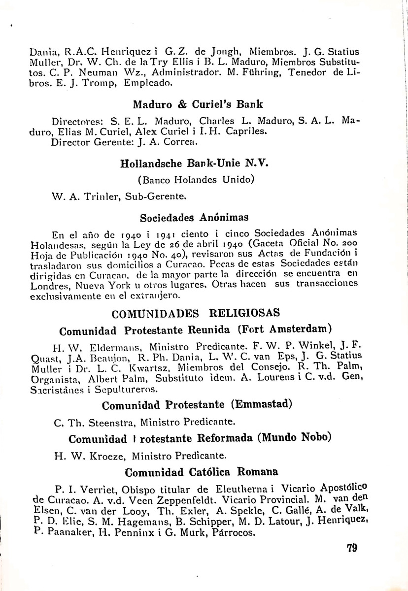 Almanaque de Curacao - 1942 - New Page
