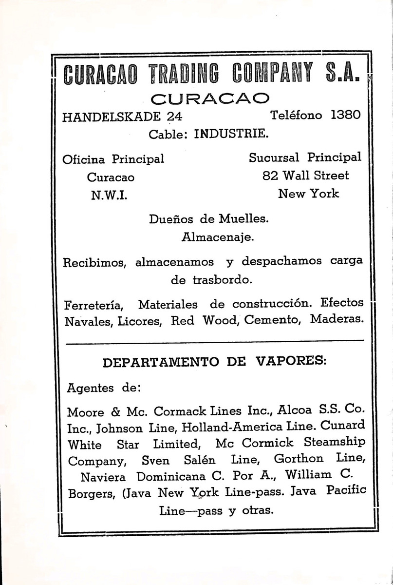 Almanaque de Curacao - 1943 - New Page