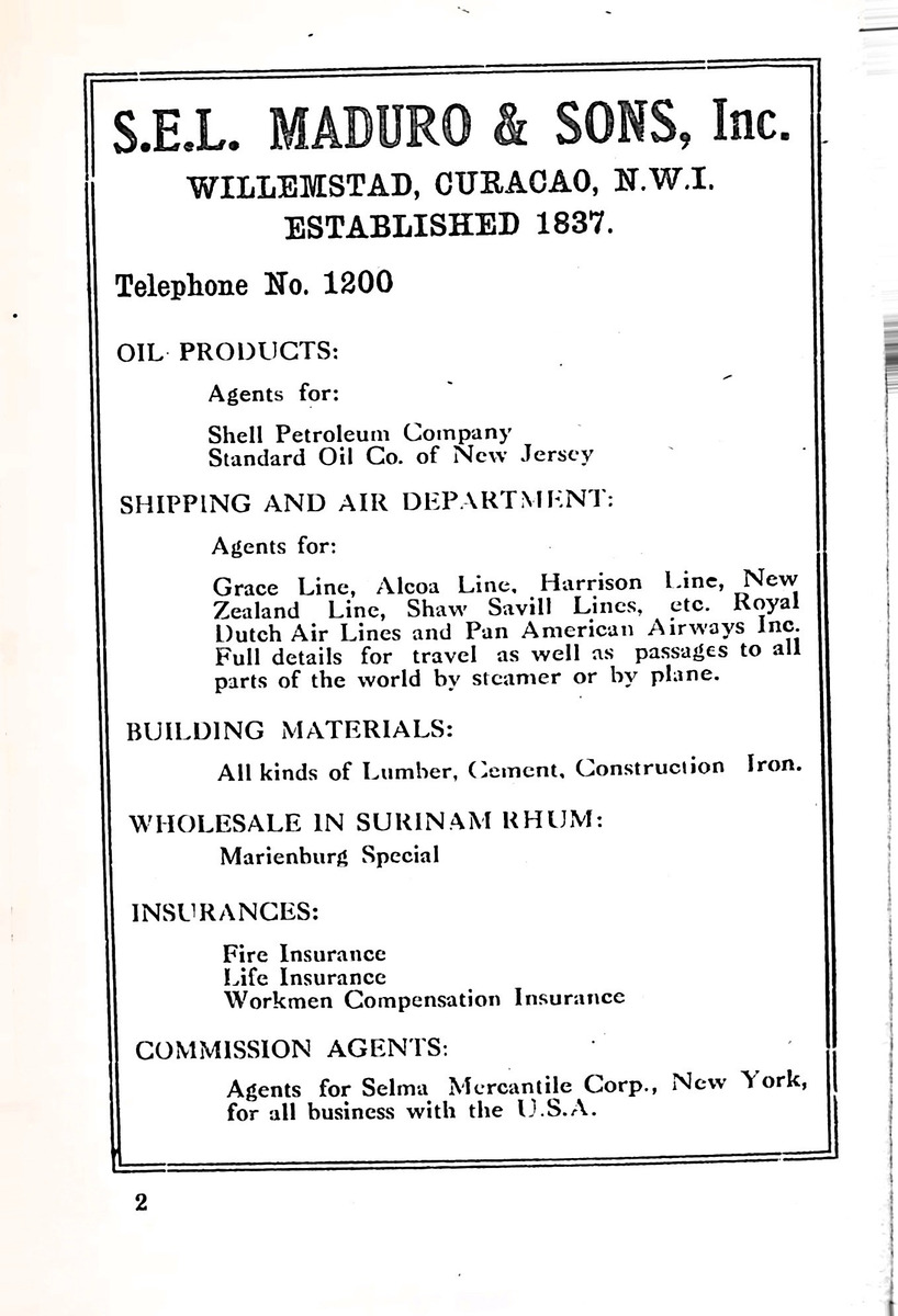 Almanaque de Curacao - 1943 - New Page