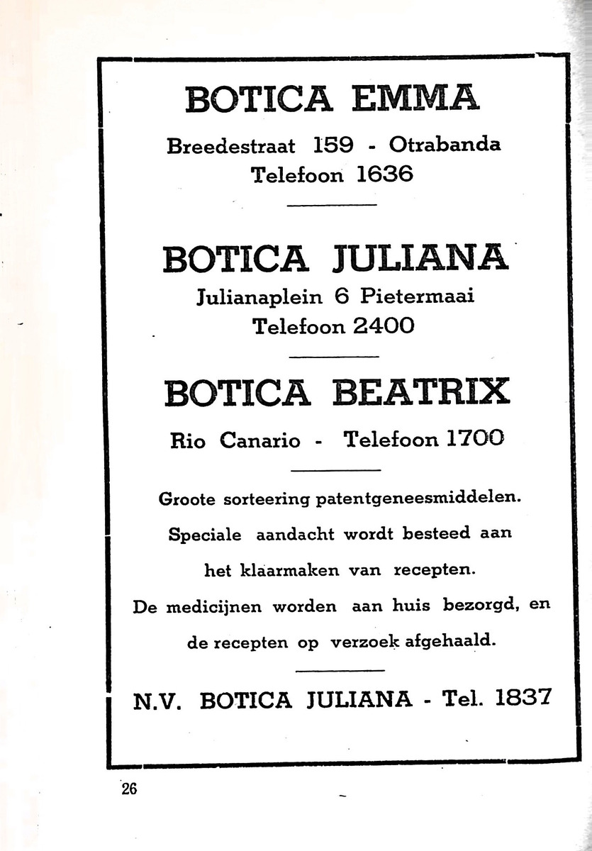 Almanaque de Curacao - 1943 - New Page