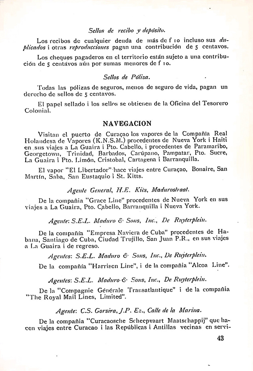 Almanaque de Curacao - 1943 - New Page