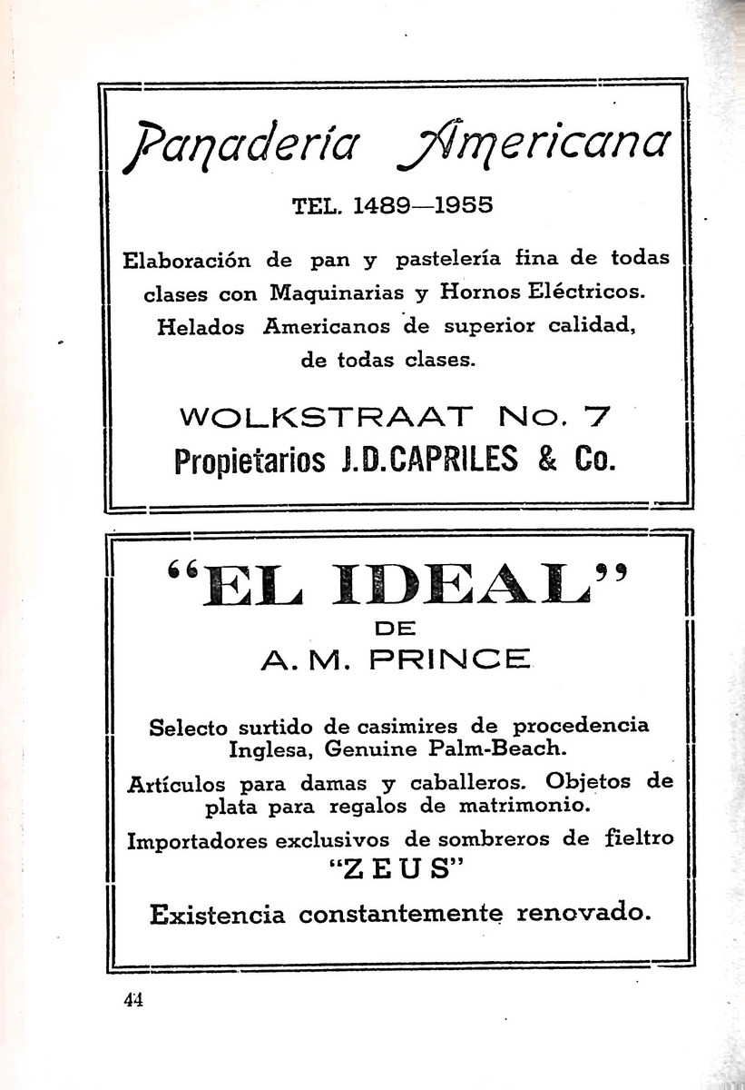 Almanaque de Curacao - 1943 - New Page
