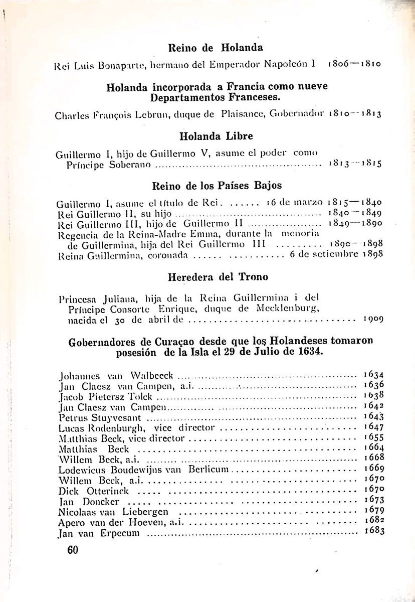 Almanaque de Curacao - 1943 - New Page