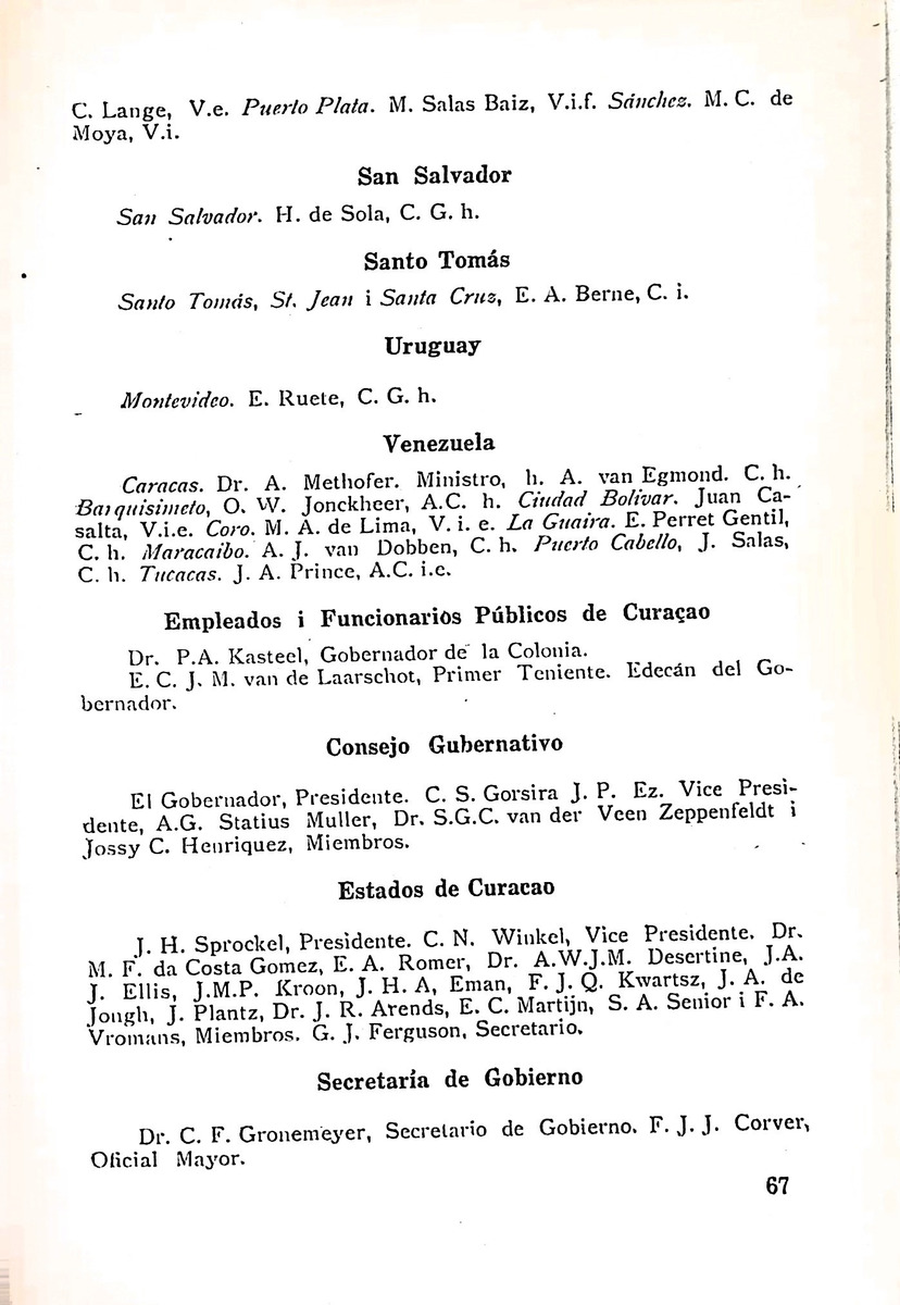 Almanaque de Curacao - 1943 - New Page