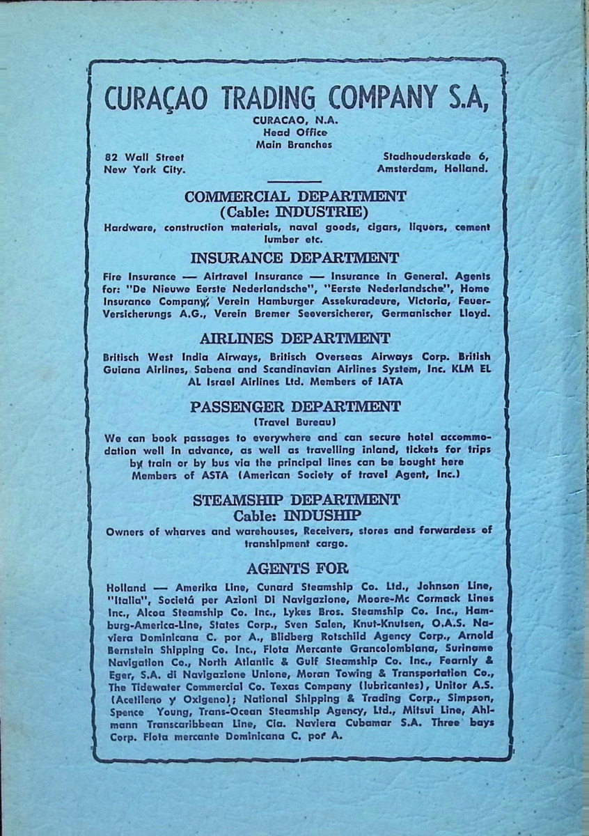 Almanaque de Curacao - 1954 - New Page