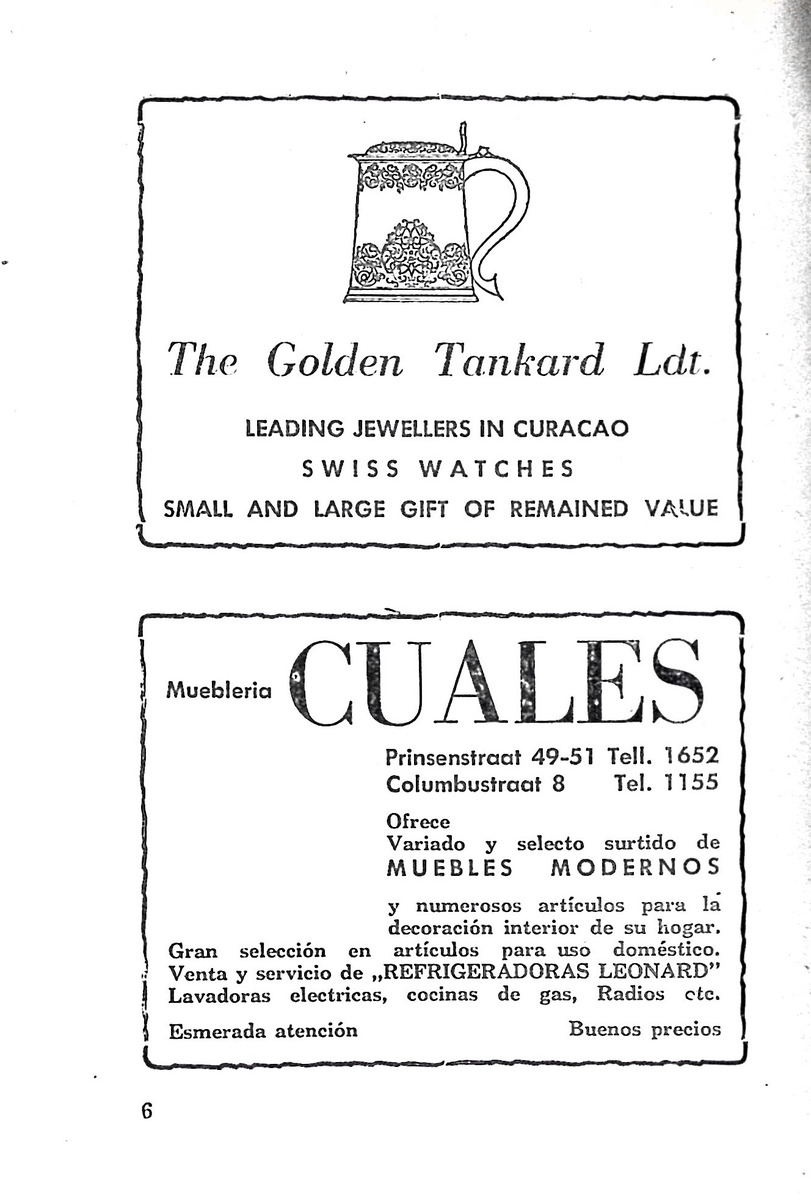 Almanaque de Curacao - 1954 - New Page