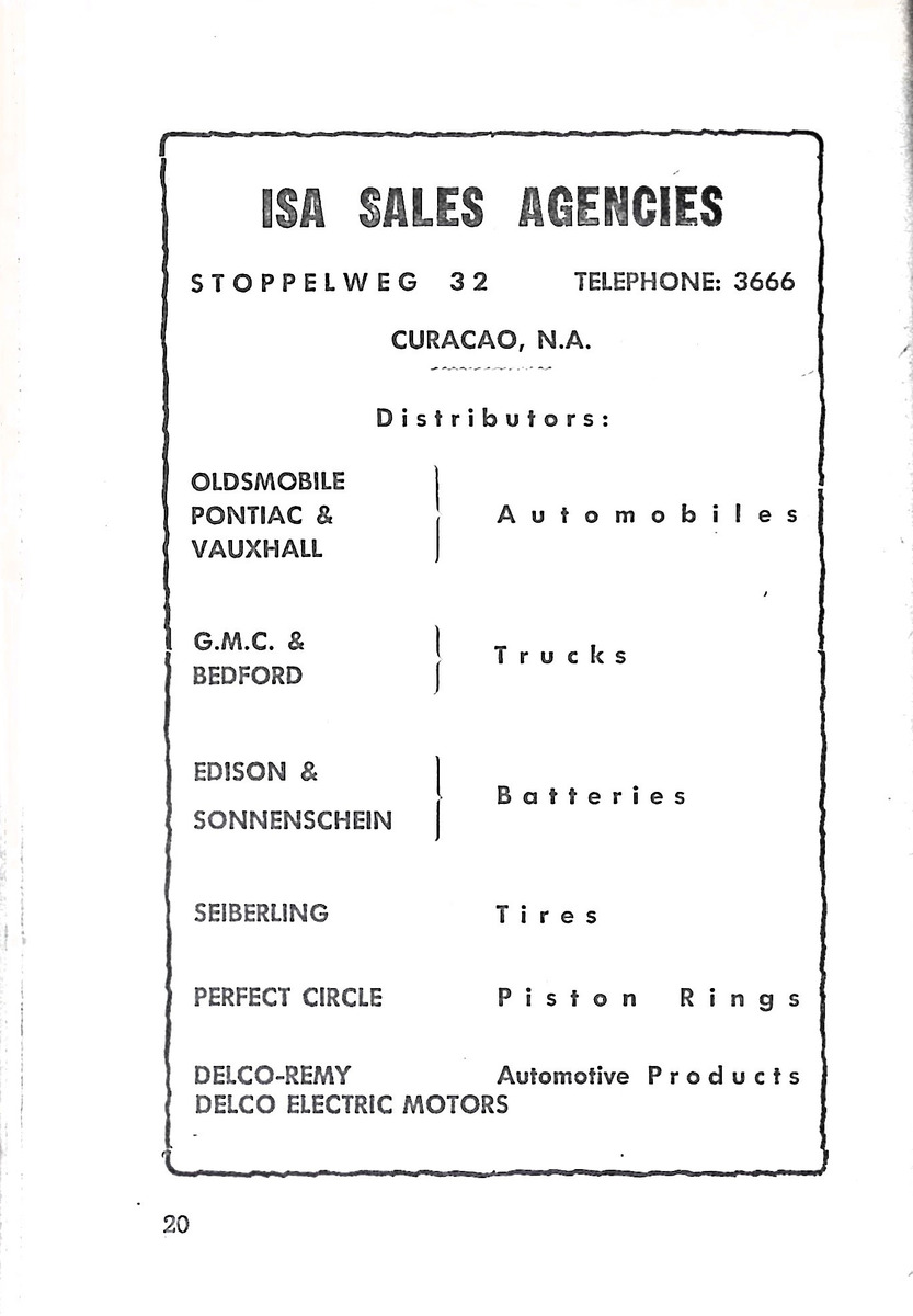 Almanaque de Curacao - 1954 - New Page