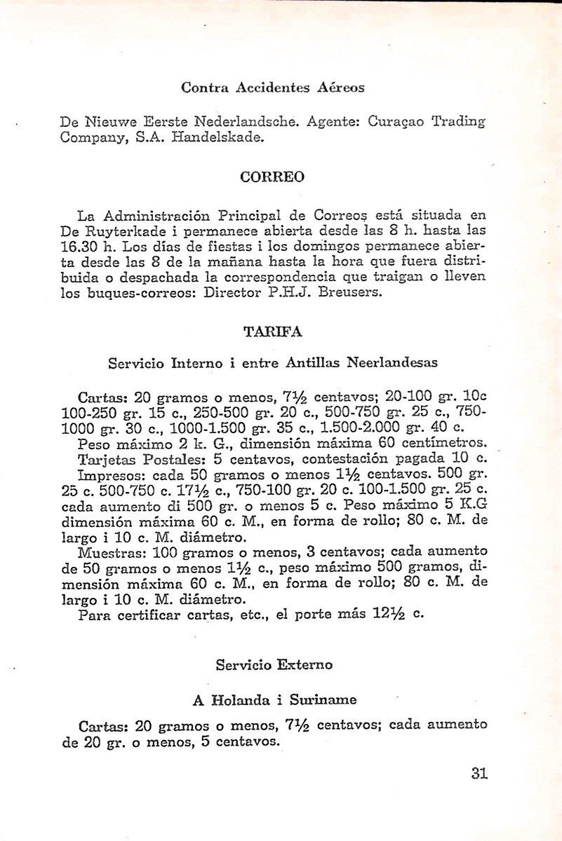 Almanaque de Curacao - 1954 - New Page