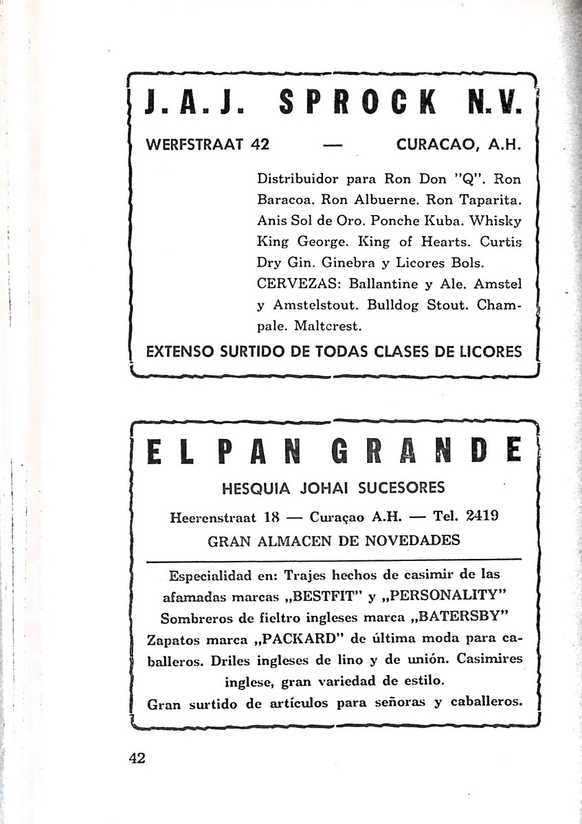 Almanaque de Curacao - 1954 - New Page