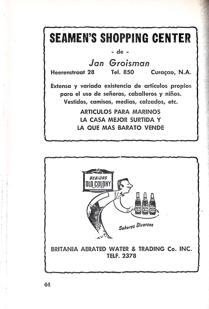 Almanaque de Curacao - 1954 - New Page